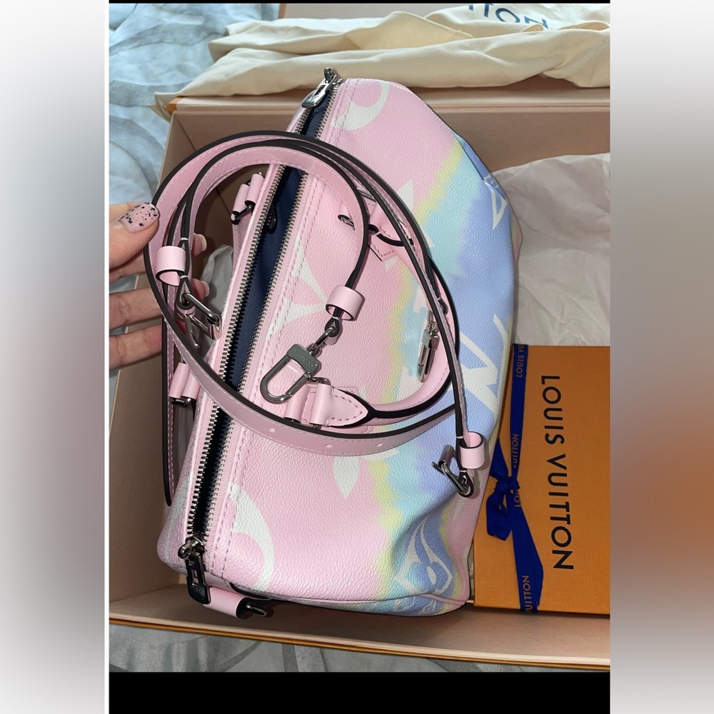 Louis Vuitton Monogram Escale Speedy 30 Bandouliere